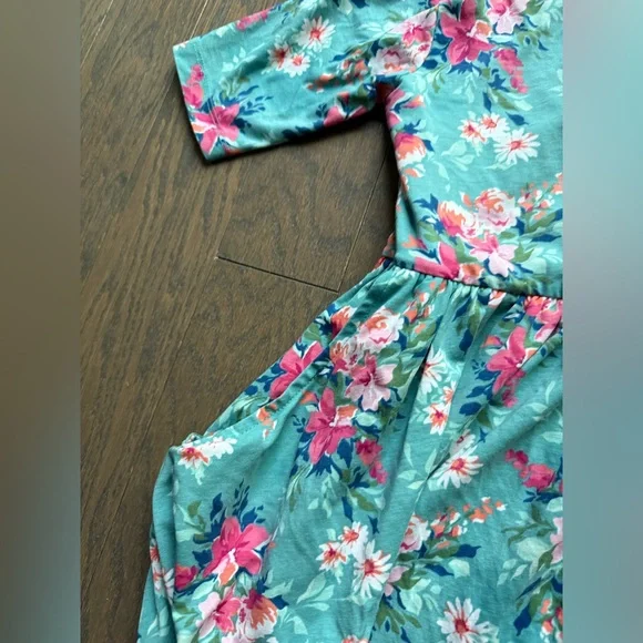 Ruffle Butts Twirl Dress Fancy Me Floral girls size 8 spring summer flowers bow - Picture 8 of 14